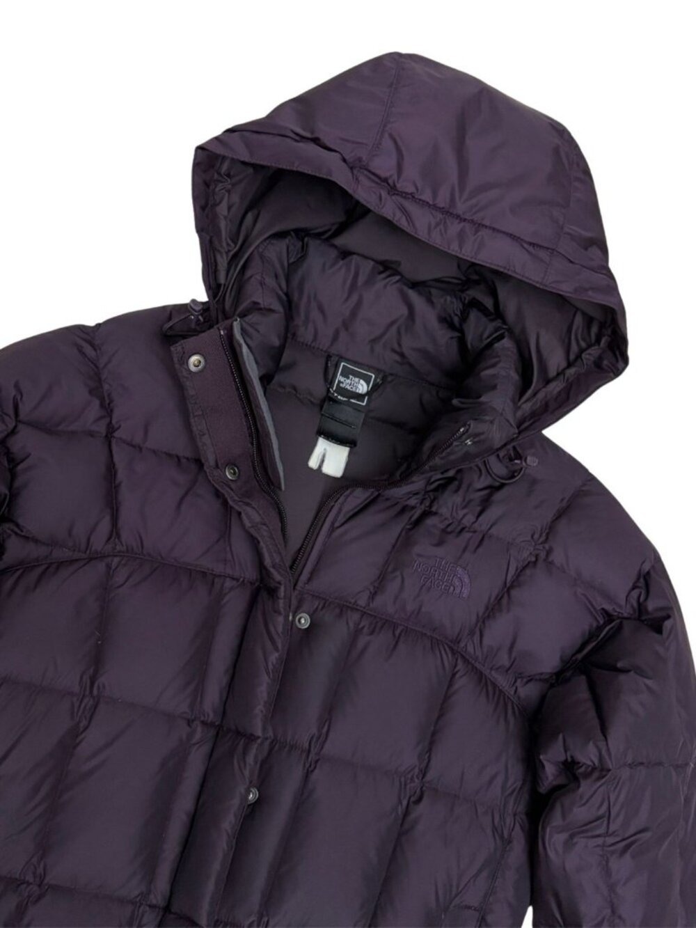 The North Face 600 Down Fill Long Coat Winter Puffer Parka Jacket Womens Small - Picture 2 of 9